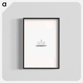 アートポスター-Lighthouse from Circular relating to Lighthouses, Lightships, Buoys, and Beacons
 - 大英図書館 Poster.