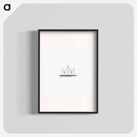 アートポスター-Lighthouse from Circular relating to Lighthouses, Lightships, Buoys, and Beacons
 - 大英図書館 Poster.