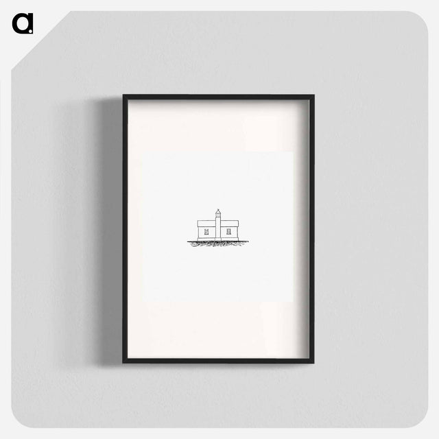 アートポスター-Lighthouse from Circular relating to Lighthouses, Lightships, Buoys, and Beacons
 - 大英図書館 Poster.