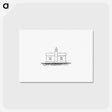 アートポストカード-Lighthouse from Circular relating to Lighthouses, Lightships, Buoys, and Beacons
 - 大英図書館 Postcard.