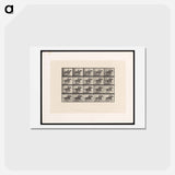 アートポストカード-Man on Horse
 - エドワード マイブリッジ Postcard.