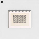 アートメモ帳-Man on Horse
 - エドワード マイブリッジ Memo.