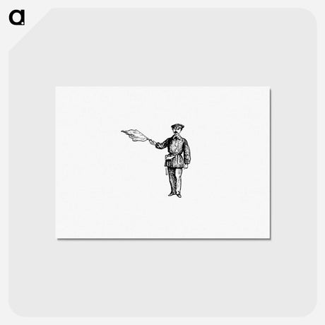 アートポストカード-Soldier from Six Weeks Of Vacation
 - 大英図書館 Postcard.