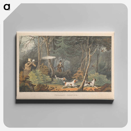 アートパネル-Pheasant Shooting
 - イェール大学アートギャラリー Canvas.
