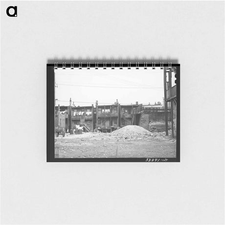 アートメモ帳-Nets Drying in the Sun, Astoria
 - ラッセル リー Memo.