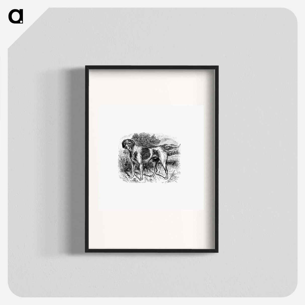 アートポスター-Rustic Pet Dog
 - 大英図書館 Poster.