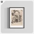 アートポスター-Hokusai's Album of Sketches - 葛飾 北斎 Poster.