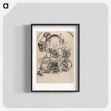 アートポスター-Hokusai's Album of Sketches - 葛飾 北斎 Poster.