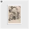 アートポストカード-Hokusai's Album of Sketches - 葛飾 北斎 Postcard.