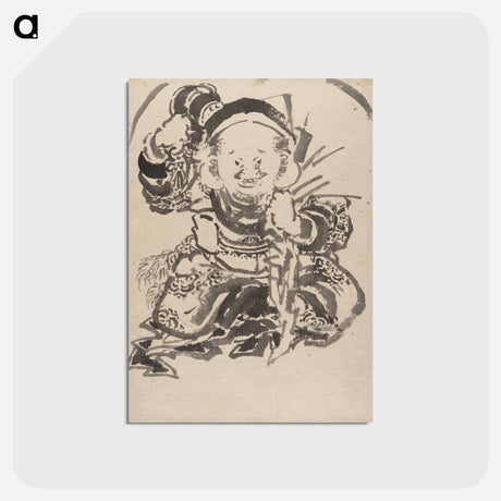 アートポストカード-Hokusai's Album of Sketches - 葛飾 北斎 Postcard.