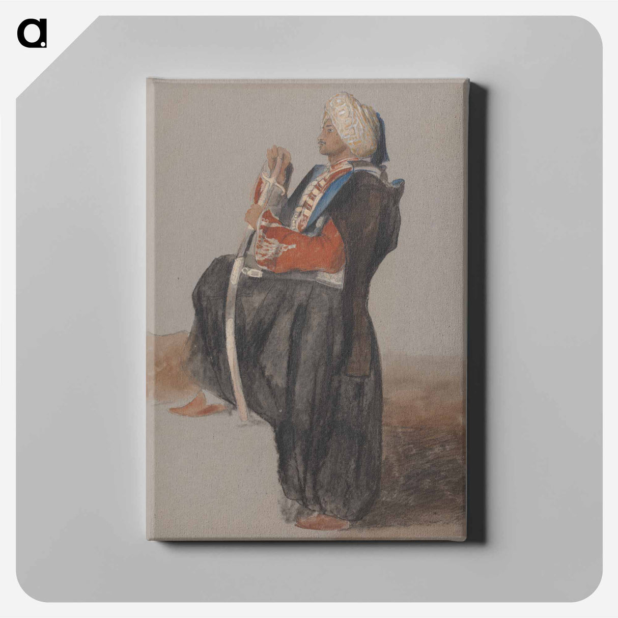 アートパネル-The Dragoman of Mr. Moore, English Consul at Beyrout
 - イェール大学アートギャラリー Canvas.