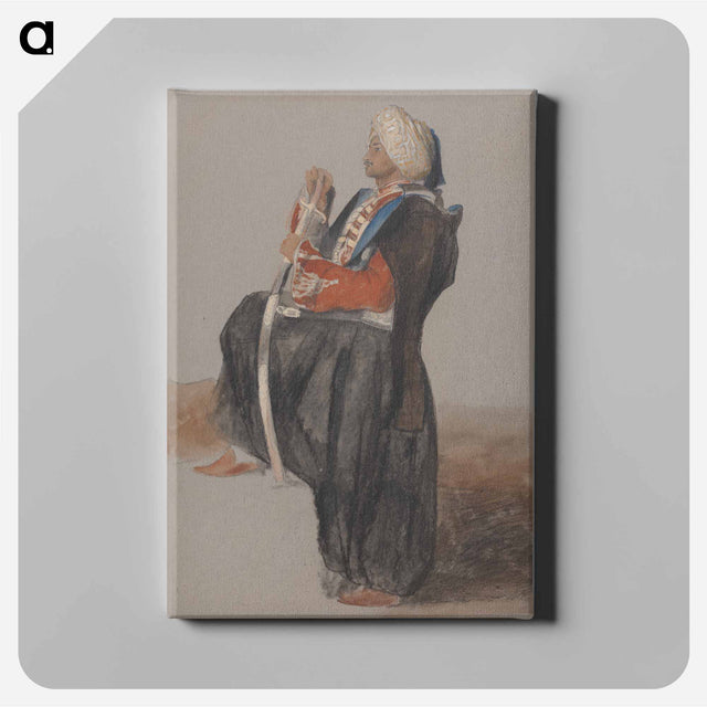 アートパネル-The Dragoman of Mr. Moore, English Consul at Beyrout
 - イェール大学アートギャラリー Canvas.