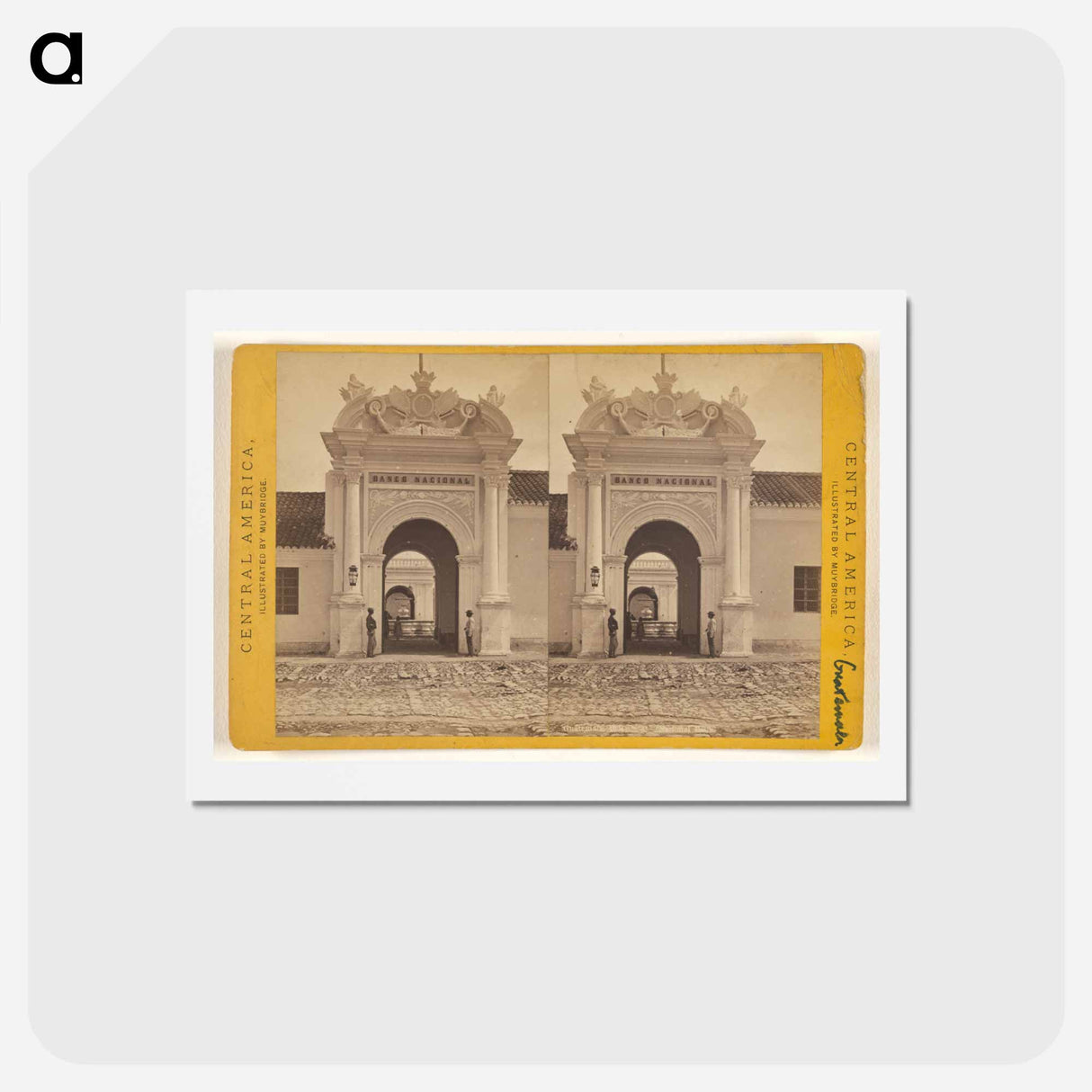 アートポストカード-Guatemala, National Bank
 - エドワード マイブリッジ Postcard.