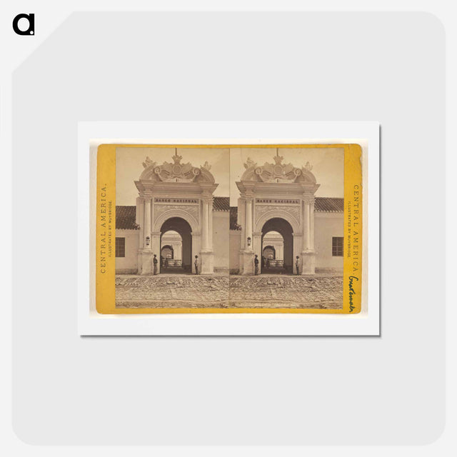アートポストカード-Guatemala, National Bank
 - エドワード マイブリッジ Postcard.