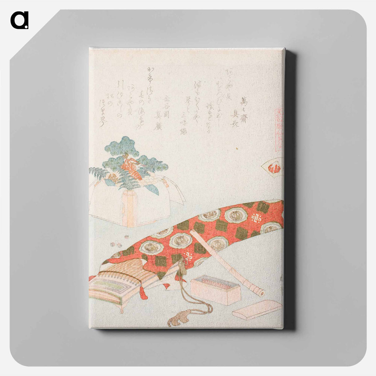 Hokusai's Akoya shell - 葛飾 北斎 Canvas.