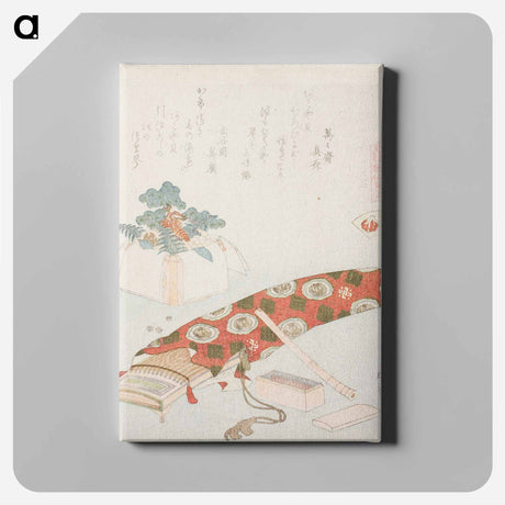 アートパネル-Hokusai's Akoya shell - 葛飾 北斎 Canvas.