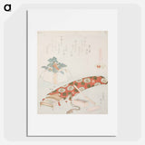 アートポスター-Hokusai's Akoya shell - 葛飾 北斎 Poster.