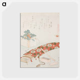 アートポストカード-Hokusai's Akoya shell - 葛飾 北斎 Postcard.