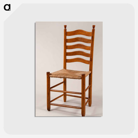 アートポストカード-Ladder-Back Side Chair
 - バーンズ・コレクション Postcard.