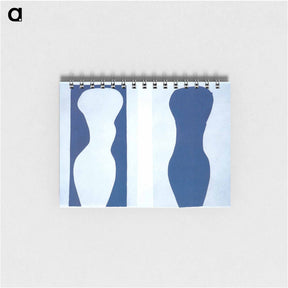 アートメモ帳-White Torso and Blue Torso - アンリ マティス Memo.