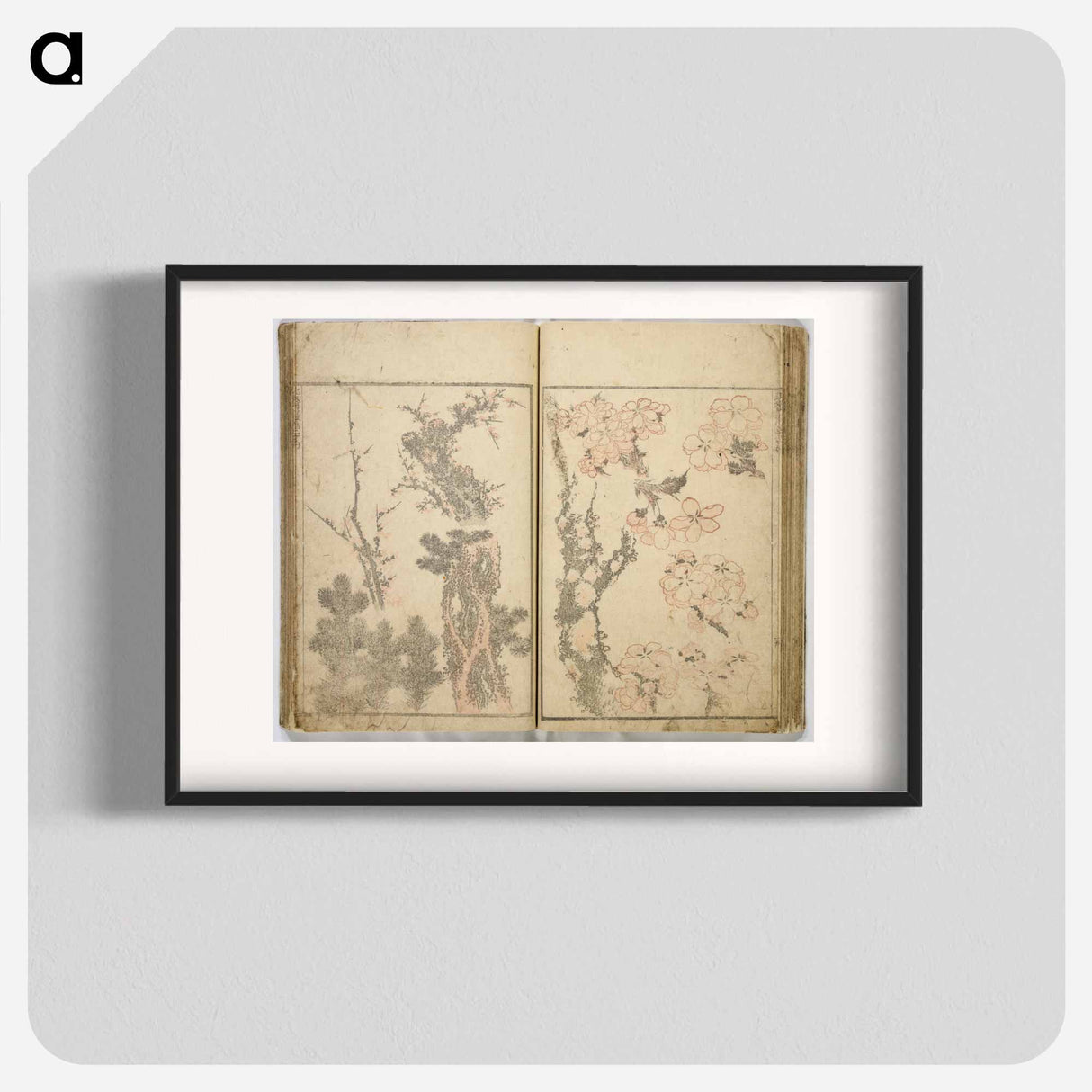 Random sketches by Hokusai volumes 1 to 11 - 葛飾 北斎 Poster.