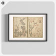 アートポスター-Random sketches by Hokusai volumes 1 to 11 - 葛飾 北斎 Poster.