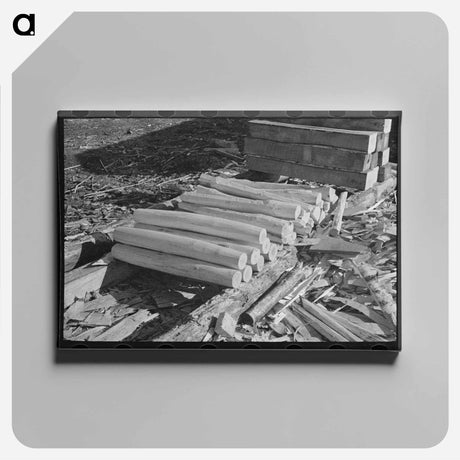 アートパネル-Trinkets in Automobile
 - ラッセル リー Canvas.
