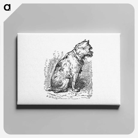 アートパネル-Sitting Dog, from The New Hyperion
 - 大英図書館 Canvas.