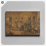 アートパネル-"The Poacher's Progress: Poachers Before the Magistrates"
 - イェール大学アートギャラリー Canvas.