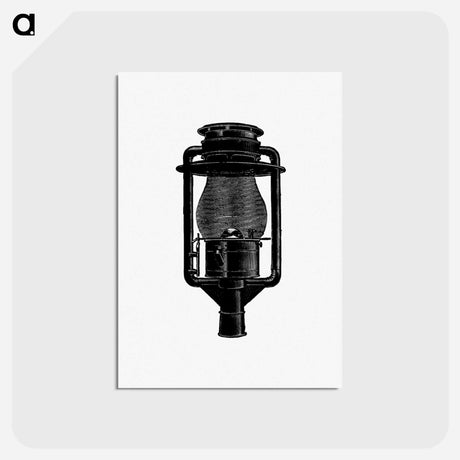 アートポストカード-Street Lamp, Rochester
 - 大英図書館 Postcard.