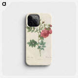 Rose illustration - Pierre Joseph Redouté Phone Case.