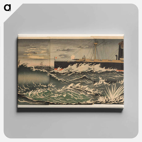 アートパネル-Dalian Bay Bombardment
 - セントルイス美術館 Canvas.