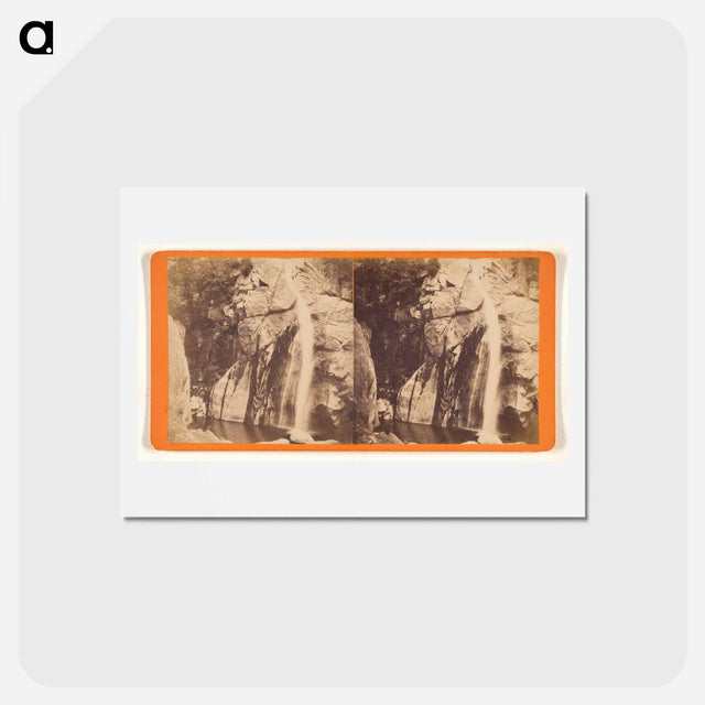アートポストカード-Yosemite Fall: Low Water
 - エドワード マイブリッジ Postcard.
