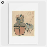 A comparison of Genroku poems and shells - Katsushika Hokusai Poster.
