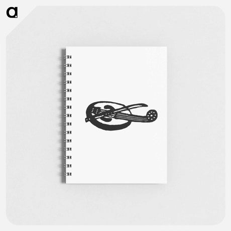 アートメモ帳-Medieval Oval Three Strings Fiddle
 - 大英図書館 Memo.