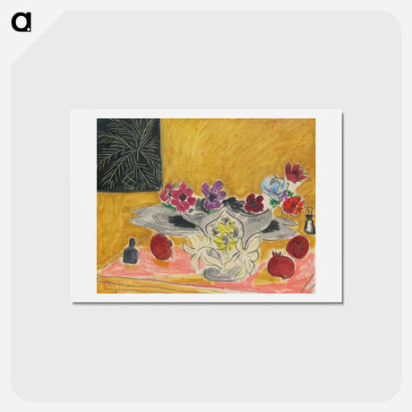 アートポストカード-Anemones Et Grenades - アンリ マティス Postcard.