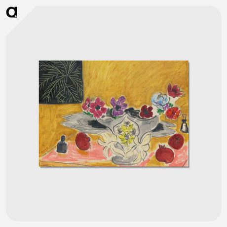 アートポストカード-Anemones Et Grenades - アンリ マティス Postcard.