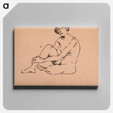 アートパネル-Nude Seated
 - バーンズ・コレクション Canvas.