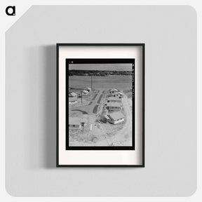 アートポスター-Partially completed homes for agricultural workers - ドロテア ラング Poster.