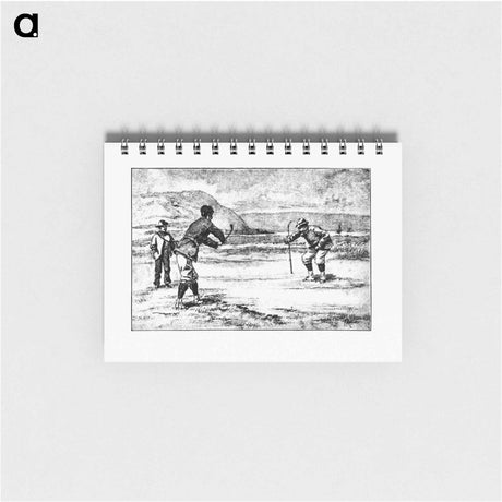 アートメモ帳-Golfing Scene from Won at the Last Hole
 - 大英図書館 Memo.