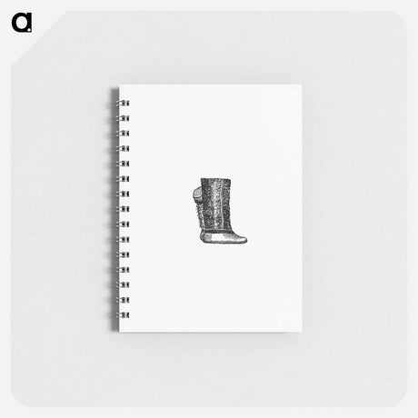 アートメモ帳-Eskimo Boots and Shoes of Different Ornaments from The American North Pole Expedition
 - 大英図書館 Memo.