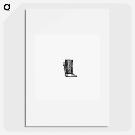 アートポスター-Eskimo Boots and Shoes of Different Ornaments from The American North Pole Expedition
 - 大英図書館 Poster.