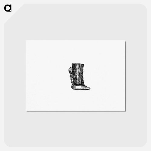 Eskimo Boots and Shoes of Different Ornaments from The American North Pole Expedition
 - 大英図書館 Postcard.