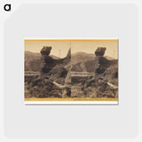 アートポストカード-Mouth of Echo Canyon
 - エドワード マイブリッジ Postcard.