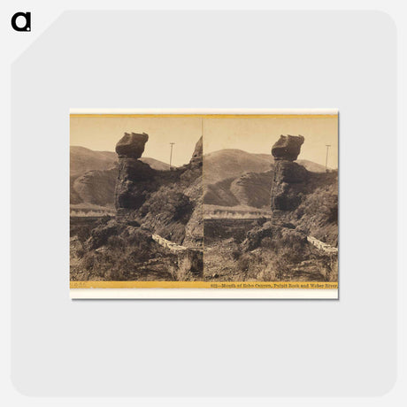 アートポストカード-Mouth of Echo Canyon
 - エドワード マイブリッジ Postcard.