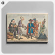 アートパネル-The Rival Accoucheurs or Who Shall Deliver Europe
 - イェール大学アートギャラリー Canvas.