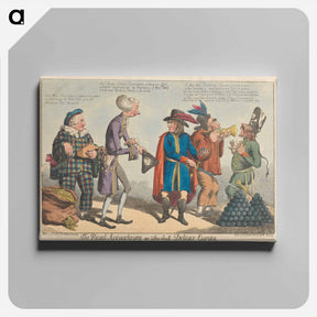 アートパネル-The Rival Accoucheurs or Who Shall Deliver Europe
 - イェール大学アートギャラリー Canvas.