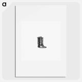 アートポスター-Eskimo Boots and Shoes of Different Ornaments from The American North Pole Expedition
 - 大英図書館 Poster.