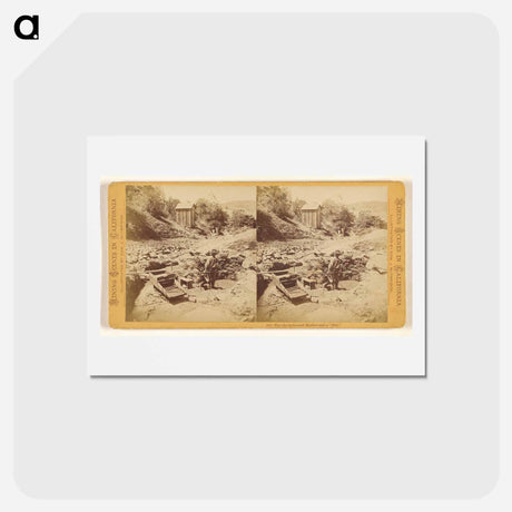 アートポストカード-The Old Fashioned Rocker and a 49er
 - エドワード マイブリッジ Postcard.