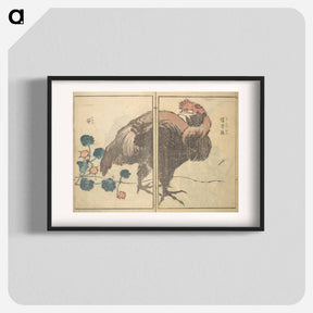 アートポスター-Katsushika Hokusai's eagle - 葛飾 北斎 Poster.